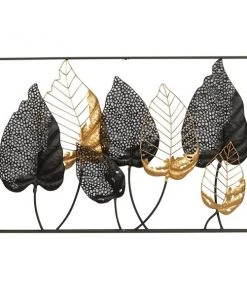 Grayson Lane 26-in x 38-in x 3-in Black Metal Contemporary Wall Decor