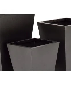 Grayson Lane 15-in x 25-in Black Metal Planters - Set of 3 -GRAYSON LANE shop 330941054 AlternateImage3 l