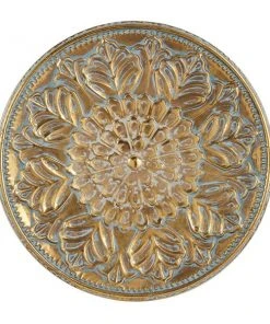 Grayson Lane 30-in x 30-in Gold Metal Eclectic Ornamental Wall Decor