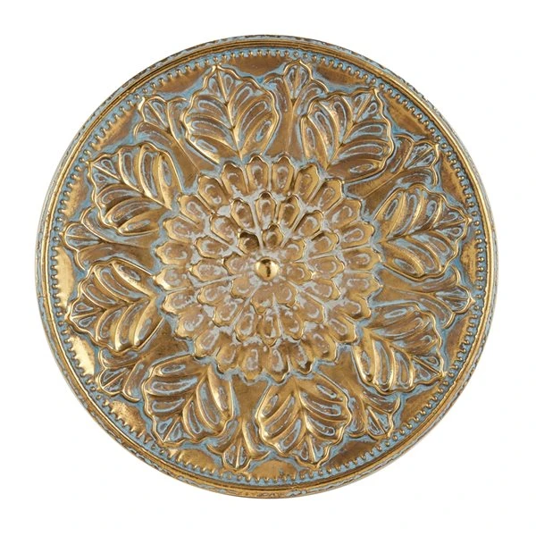 Grayson Lane 30-in x 30-in Gold Metal Eclectic Ornamental Wall Decor 1 Grayson Lane 30-in x 30-in Gold Metal Eclectic Ornamental Wall Decor