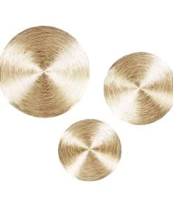Grayson Lane 23-in x 18-in x 15-in Brown Metal Contemporary Wall Decor - Set of 3