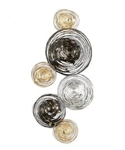 Grayson Lane 27-in x 42-in Gold Metal Contemporary Wall Decor