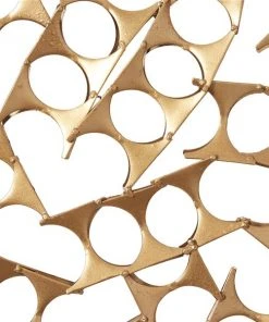 Grayson Lane 15-in x 19-in x 23-in Gold Tin Modern Wall Decor - Set of 3 -GRAYSON LANE shop 330941098 AlternateImage5 l