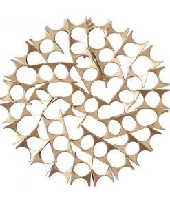 Grayson Lane 15-in x 19-in x 23-in Gold Tin Modern Wall Decor - Set of 3 -GRAYSON LANE shop 330941098 AlternateImage8 l