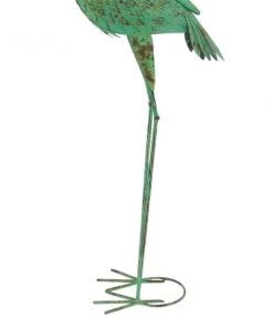 GRAYSON LANE Greyson Lane 47-in x 19-in Green Flamingo Garden Statues - Set of 2 -GRAYSON LANE shop 330941100 AlternateImage4 l