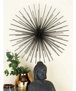 Grayson Lane 16-in x 20-in x 24-in Black Metal Contemporary Wall Decor - Set of 3 -GRAYSON LANE shop 330941101 AlternateImage4 l