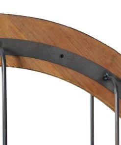 Grayson Lane 31-in x 31-in Round Blue Industrial Framed Wall Mirror -GRAYSON LANE shop 330941104 AlternateImage3 l