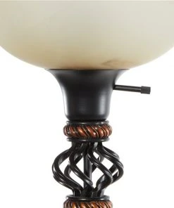Grayson Lane 70-in x 15-in Black Metal Traditional Torchiere Lamp 7 Grayson Lane 70-in x 15-in Black Metal Traditional Torchiere Lamp -GRAYSON LANE shop 330941105 AlternateImage3 l