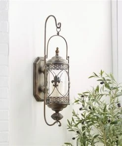 Grayson Lane 30-in x 10-in Bronze Traditional Wall Mount Candle Holder -GRAYSON LANE shop 330941106 AlternateImage2 l
