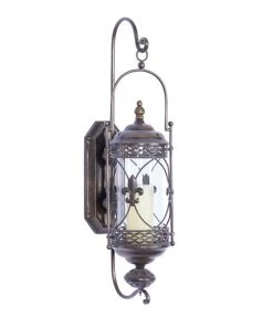 Grayson Lane 30-in x 10-in Bronze Traditional Wall Mount Candle Holder