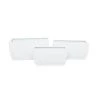 Grayson Lane 19.70-in x 9.95-in White Metal Planters - Set of 3