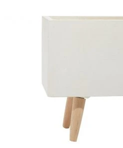 Grayson Lane 21-in x 15-in White Clay Planters - Set of 2 -GRAYSON LANE shop 330941115 AlternateImage3 l