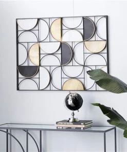 Grayson Lane 40-in x 30-in Multicolour Iron Contemporary Wall Decor -GRAYSON LANE shop 330941117 AlternateImage2 l