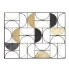 Grayson Lane 40-in x 30-in Multicolour Iron Contemporary Wall Decor
