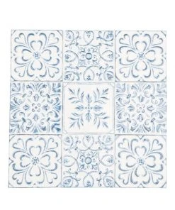 Grayson Lane 29-in x 29-in White Iron Farmhouse Wall Decor