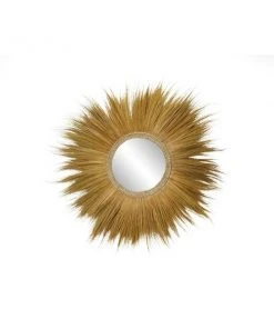 Grayson Lane 45-in x 45-in Round Brown Bohemian Framed Wall Mirror -GRAYSON LANE shop 330941124 AlternateImage5 l