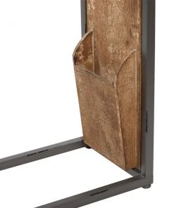 Grayson Lane 24-in x 20-in Brown Wood Rectangular Accent Table -GRAYSON LANE shop 330941125 AlternateImage4 l