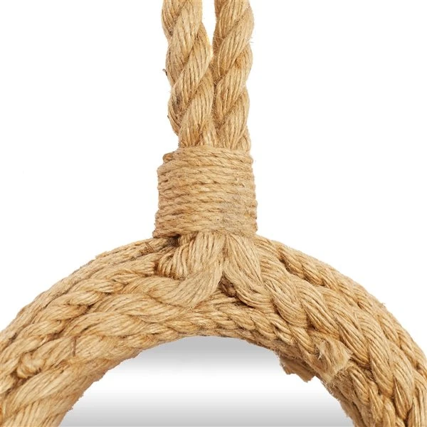 Grayson Lane 20-in, 19-in and 17-in Round Brown Framed Wall Mirror - Set of 3 5 Grayson Lane 20-in, 19-in and 17-in Round Brown Framed Wall Mirror - Set of 3 - Image 5