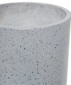 Grayson Lane 12.15-in x 17.30-in Light Grey Ceramic Planters - Set of 2 -GRAYSON LANE shop 330941128 AlternateImage4 l