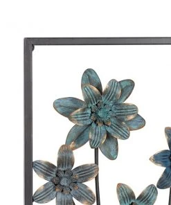 Grayson Lane 12-in x 28-in Grey Metal Traditional Floral Wall Decor - Set of 2 -GRAYSON LANE shop 330941129 AlternateImage5 l