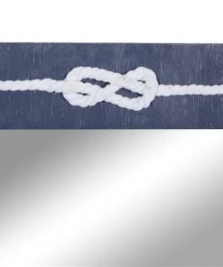 Grayson Lane 31-in x 23-in Rectangle Blue Contemporary Framed Wall Mirror -GRAYSON LANE shop 330941133 AlternateImage3 l