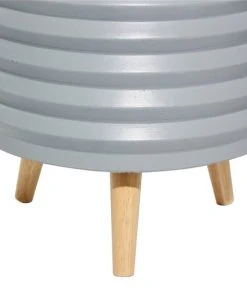 Grayson Lane 14.45-in x 18.05-in Grey Ceramic Planters - Set of 3 -GRAYSON LANE shop 330941141 AlternateImage3 l