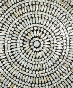 Grayson Lane 27-in x 27-in Tan Mother of Pearl Coastal Ornamental Wall Decor -GRAYSON LANE shop 330941143 AlternateImage5 l
