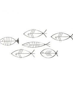 Grayson Lane 16-in x 20-in x 24-in Black Metal Industrial Abstract Wall Decor - Set of 6