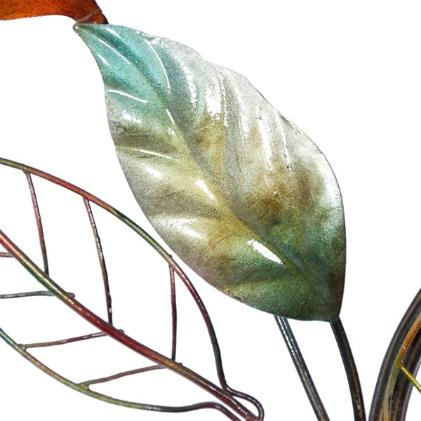 Grayson Lane 36-in H x 20-in W Traditional Floral Metal Wall Accent 5 Grayson Lane 36-in H x 20-in W Traditional Floral Metal Wall Accent - Image 5