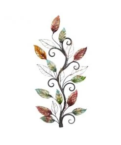 Grayson Lane 36-in H x 20-in W Traditional Floral Metal Wall Accent