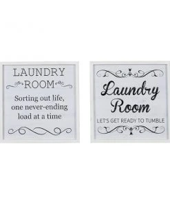 Grayson Lane 14.5-in H x 14.5-in W Farmhouse Wood Sign Wall Accent - Set of 2 -GRAYSON LANE shop 330941172 AlternateImage7 l