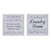 Grayson Lane 14.5-in H x 14.5-in W Farmhouse Wood Sign Wall Accent - Set of 2