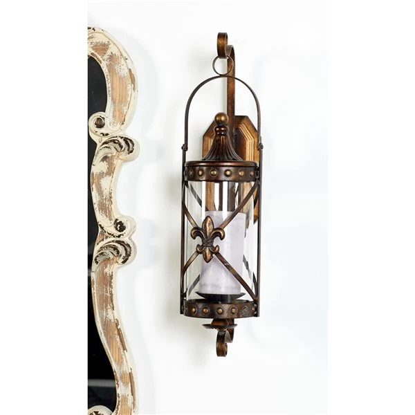 330941182_AlternateImage1_l.jpg Grayson Lane 1 Candle Glass Sconce Candle Holder -GRAYSON LANE shop 330941182 AlternateImage1 l