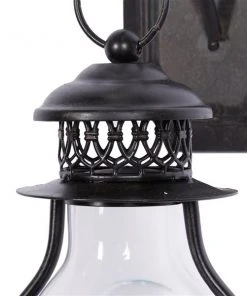 Grayson Lane 9.5-in W Black Industrial Wall Sconce -GRAYSON LANE shop 330941185 AlternateImage3 l