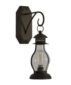 Grayson Lane 9.5-in W Black Industrial Wall Sconce