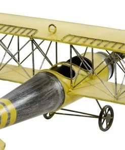 Grayson Lane 9-in H x 21-in W Vintage Metal Plane Wall Accent -GRAYSON LANE shop 330941186 AlternateImage6 l