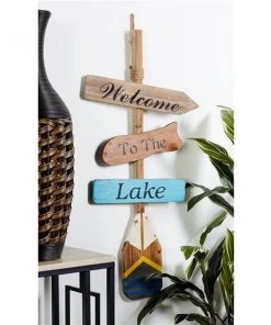 Grayson Lane 40-in H x 20-in W Coastal Wood Sign Wall Accent -GRAYSON LANE shop 330941195 AlternateImage2 l