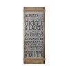 Grayson Lane 38-in H x 14-in W Farmhouse Motivational Metal Wall Accent
