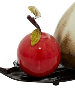 GRAYSON LANE Greyson Lane White/Red Classic Iron Decorative Fruit Bowl - Set of 1 7 GRAYSON LANE Greyson Lane White/Red Classic Iron Decorative Fruit Bowl - Set of 1 -GRAYSON LANE shop 330941200 AlternateImage3 l