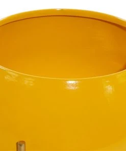 Grayson Lane 10.75-in W x 9.85-in H Yellow Metal Planter - 2-Pack -GRAYSON LANE shop 330941204 AlternateImage3 l