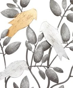 Grayson Lane 18-in H x 37-in W Birds Metal Wall Accent -GRAYSON LANE shop 330941208 AlternateImage5 l