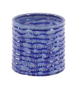 Grayson Lane 9-in W x 9-in H Blue Porcelain Planter - 3-Pack 8 Grayson Lane 9-in W x 9-in H Blue Porcelain Planter - 3-Pack -GRAYSON LANE shop 330941209 AlternateImage5 l