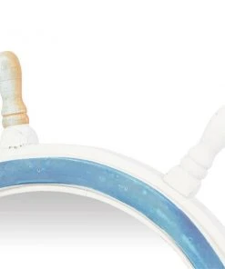 Grayson Lane 24.5-in L x 24.5-in W Round White Framed Wall Mirror -GRAYSON LANE shop 330941210 AlternateImage4 l