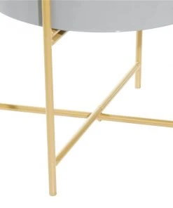 Grayson Lane 11.9-in W x 15.65-in H Grey Metal Planter - 2-Pack -GRAYSON LANE shop 330941212 AlternateImage4 l