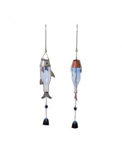 Grayson Lane Coastal 32-in Multicoloured Metal Fish Wind Chime - Set of 2 -GRAYSON LANE shop 330941213 AlternateImage5 l