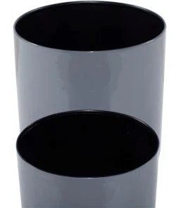 Grayson Lane 9.9-in W x 14.15-in H Grey Metal Planter -GRAYSON LANE shop 330941215 AlternateImage4 l