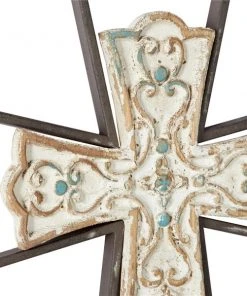 Grayson Lane 19.35-in H x 13-in W Traditional Metal Cross Wall Accent - Set of 2 -GRAYSON LANE shop 330941222 AlternateImage5 l