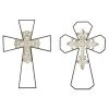 Grayson Lane 19.35-in H x 13-in W Traditional Metal Cross Wall Accent - Set of 2