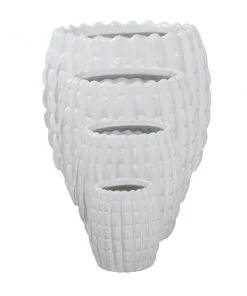 Grayson Lane 10-in W x 9-in H White Stone Planter - 4-Pack -GRAYSON LANE shop 330941223 AlternateImage5 l