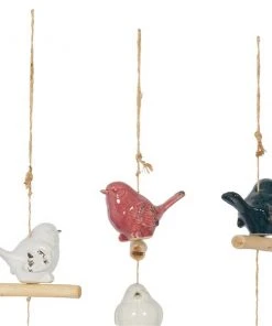 Grayson Lane Coastal 46-in Multicoloured Metal Birds Wind Chime - Set of 3 -GRAYSON LANE shop 330941226 AlternateImage3 l